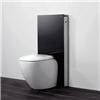 Geberit - Monolith WC Unit & Cistern for Floorstanding WC's - Black/Aluminium profile small image view 1 