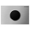 Geberit Sigma10 Brushed + Polished Steel Touchless Automatic Flush for UP320 Cistern profile small image view 1 