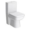 Genova Modern Back To Wall Close Coupled Toilet profile small image view 1 