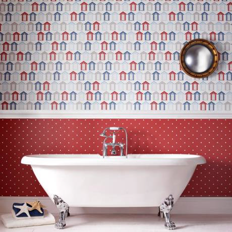 17 Stylish Bathroom Wallpaper Ideas Victorian Plumbing