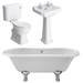 Grosvenor Traditional Double Ended Roll Top Bath Suite (1700mm) profile small image view 3 