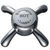 Burlington Anglesey Angled Bath Shower Mixer with Shower Hook - H228-AN profile small image view 2 