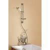 Burlington Birkenhead Angled Bath Shower Mixer with Slide Rail & Soap Basket - H230-BI profile small image view 1 