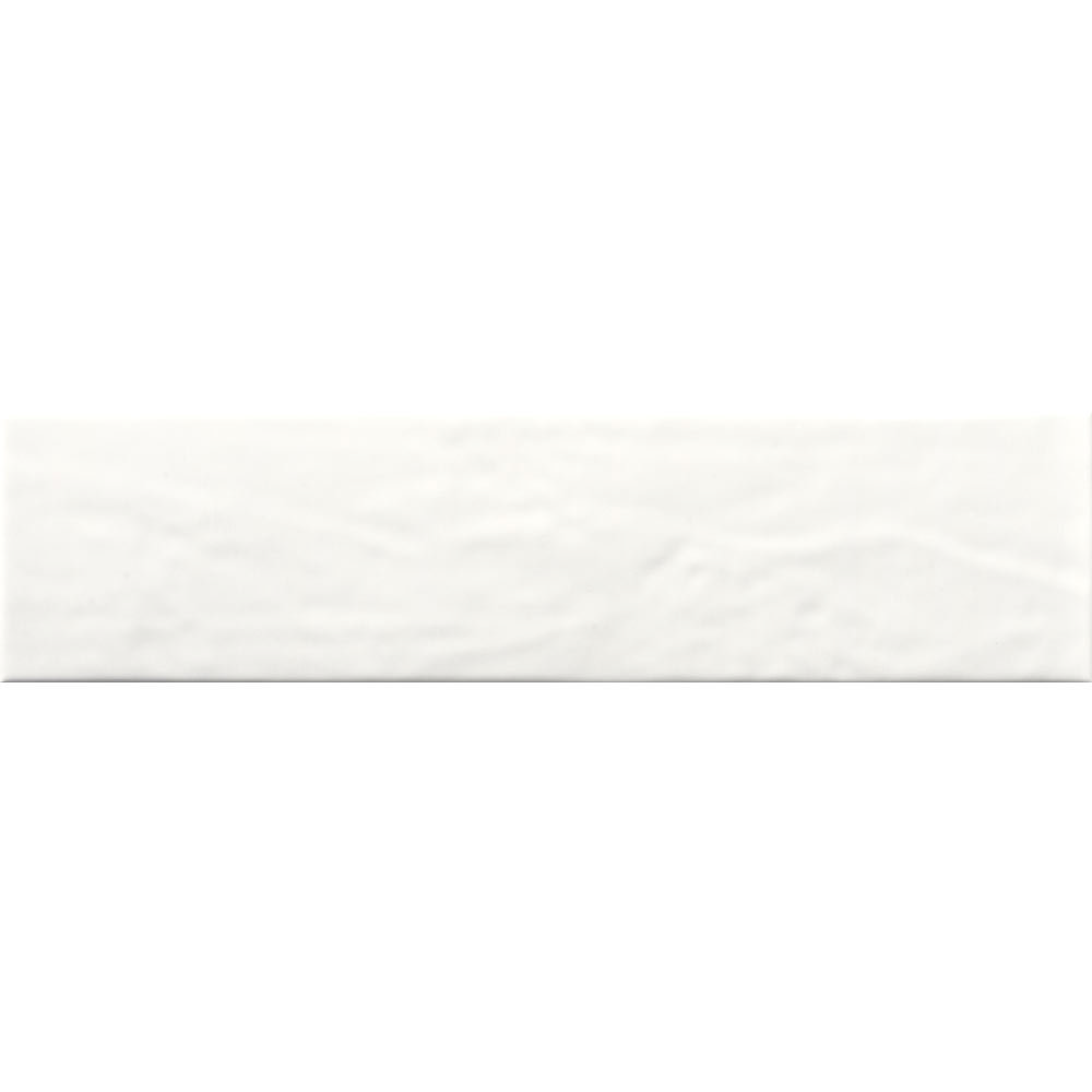 Hamilton Relief Bumpy White Gloss Wall Tiles 100 x 400mm
