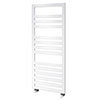 Asquiths Mineral White H1200 x W500mm Flat Tube Vertical Radiator - HEB0107 profile small image view 1 