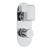 Hudson Reed Hero Twin Concealed Thermostatic Shower Valve - Round Plate - HER3410 profile small image view 1 