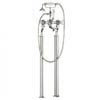 Crosswater - Belgravia Crosshead Floor Mounted Freestanding Bath Shower Mixer - Nickel profile small image view 1 