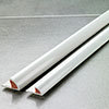 Tile Rite 6mm White High Gloss Round Tile Trim profile small image view 1 