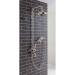 Crosswater - Belgravia Thermostatic Shower Valve with Fixed Head, Handset & Wall Cradle - Nickel profile small image view 3 