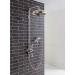 Crosswater - Belgravia Thermostatic Shower Valve with Fixed Head, Handset & Wall Cradle - Nickel profile small image view 4 