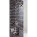 Crosswater - Belgravia Thermostatic Shower Valve with Fixed Head - Nickel profile small image view 4 