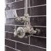 Crosswater - Belgravia Thermostatic Shower Valve with Fixed Head - Nickel profile small image view 3 