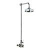 Crosswater - Belgravia Thermostatic Shower Valve with Fixed Head - Nickel profile small image view 1 