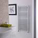 Nuie Straight Ladder Heated Towel Rail 1100 x 500mm - Chrome - HK382 profile small image view 2 