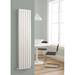 Hudson Reed Revive 1800 x 354mm Vertical Double Panel Designer Radiator - Gloss White - HL326 profile small image view 3 