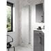 Hudson Reed Revive 1800 x 354mm Vertical Double Panel Designer Radiator - Gloss White - HL326 profile small image view 4 