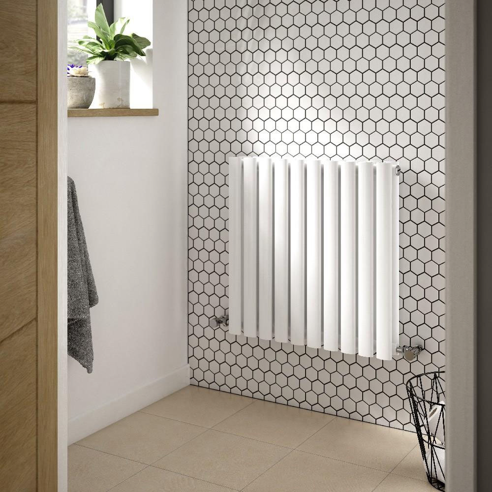 Hudson Reed Revive 600 x 586mm Horizontal Double Panel Radiator - Gloss ...