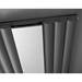 Hudson Reed Revive Single Panel Designer Radiator with Mirror - Anthracite - HLA78 profile small image view 2 