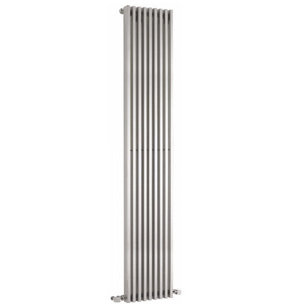 Hudson Reed Parallel 1800 x 342mm Vertical Single Panel Radiator - High Gloss Silver - HLS90