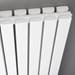 Hudson Reed Sloane 1800 x 528mm Vertical Double Panel Radiator - Satin White - HLW47D profile small image view 2 