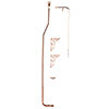 Rose Gold High Level Traditional WC Flush Pipe Kit profile small image view 1 