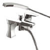 Bristan - Hourglass Contemporary Bath Shower Mixer - Chrome - HOU-BSM-C profile small image view 1 