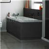 Hudson Reed High Gloss Grey End Bath Panel profile small image view 1 
