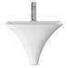 Hudson Reed Grace 1TH Wall Hung Suite (Rimless Toilet, Concealed Cistern + Basin) profile small image view 4 