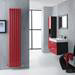Hudson Reed - Revive Double Panel Designer Radiator 1800 x 354mm - Red - HRE003 profile small image view 3 