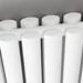 Hudson Reed - Revive White Designer Radiator - W237 x H1800mm - HRE007 profile small image view 2 