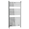 Lindley Straight Heated Towel Rail - W500 x H1110mm - Chrome profile small image view 1 