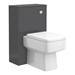 Haywood Grey Modern Sink Vanity Unit + Toilet Package profile small image view 4 
