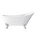 Harlow 1610 Slipper Bath + Chrome Leg Set | Victorian Plumbing.co.uk