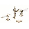 Heritage - Glastonbury 3 Hole Swivel Spout Basin Mixer with Pop-up Waste - Vintage Gold - TGRG09 profile small image view 1 