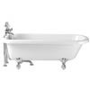 Heritage Perth Single Ended Roll Top Bath with Feet (1670x720mm) profile small image view 1 