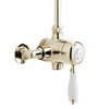 Heritage - Ryde Single Control Exposed Mini Valve With Top Outlet - Vintage Gold profile small image view 1 
