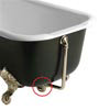 Heritage - Shallow Trap Bath Waste - Vintage Gold - THA15CI profile small image view 1 