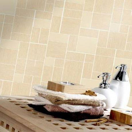 Holden Decor Vogue Beige Bathroom Wallpaper  At Victorian Plumbing