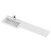 Hudson Reed 1505 x 360/260mm L-Shaped Full Depth Basin profile small image view 1 