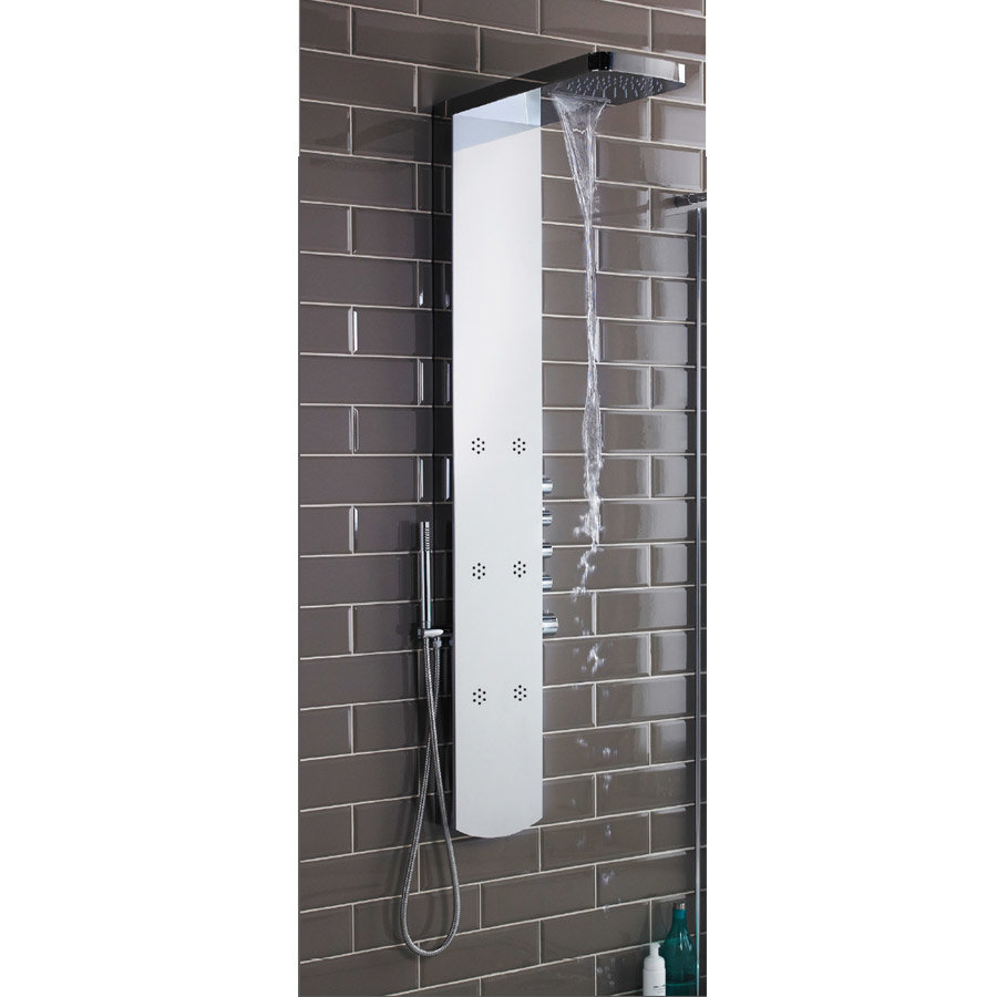 Hudson Reed Shimmer Thermostatic Shower Panel AS345 at Victorian