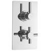 Hudson Reed Tec Pura Concealed Twin Shower Valve with Built-in Diverter profile small image view 1 