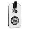 Hudson Reed Topaz Black Twin Concealed Thermostatic Shower Valve - BTSVT002 profile small image view 1 