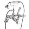 Hudson Reed Topaz Lever Wall Mounted Bath Shower Mixer + Shower Kit profile small image view 1 