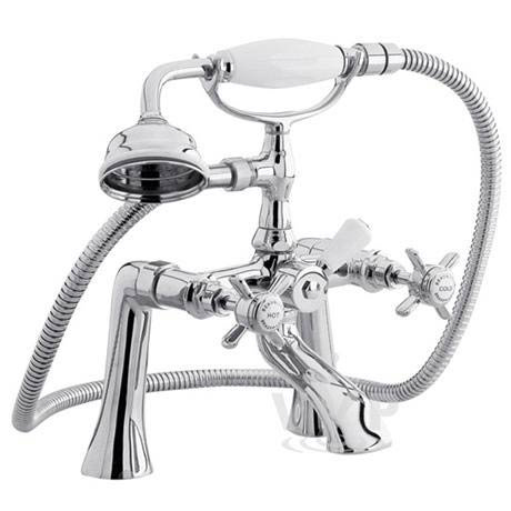 Ultra Traditional Beaumont 1/2 Inch Bath Shower Mixer w/ Shower Kit - I304X