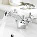 Traditional Mono Basin Mixer Tap inc Pop-Up Waste - Chrome - IJ345 profile small image view 2 