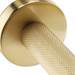 Arezzo Industrial Style Brushed Brass Toilet Roll Holder profile small image view 2 