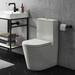 Arezzo Industrial Style Matt Black Toilet Roll Holder profile small image view 3 