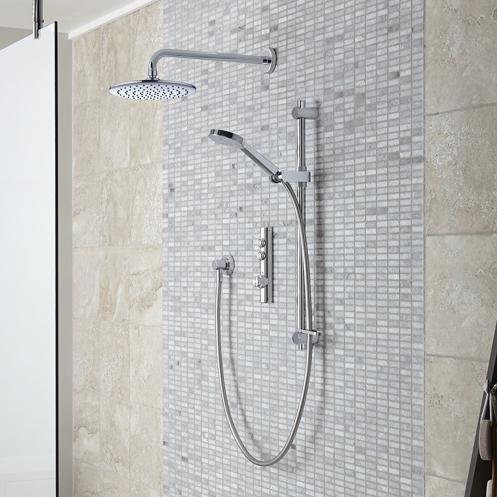 Aqualisa iSystem Smart Shower Concealed with Adjustable and Wall Fixed Heads
