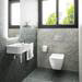 Ideal Standard Strada II AquaBlade Toilet + Concealed WC Cistern with Wall Hung Frame profile small image view 7 