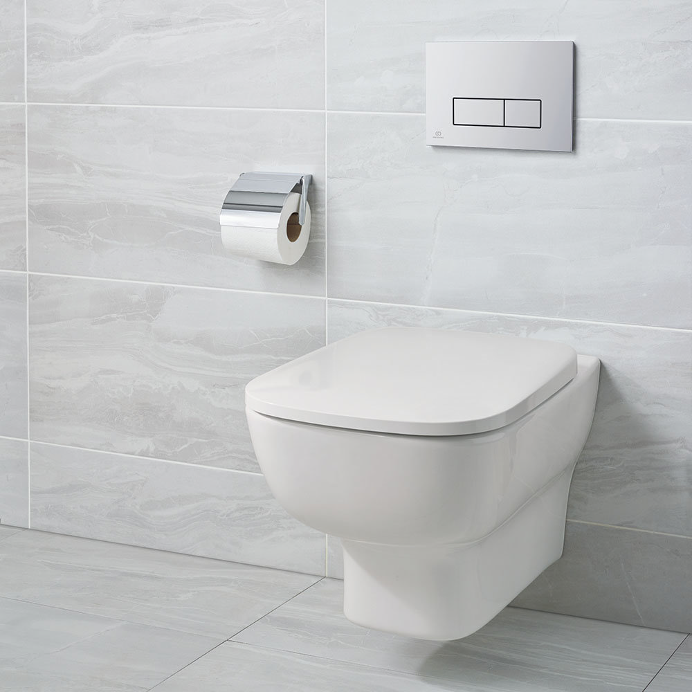 Ideal Standard Studio Echo Toilet + Concealed WC Cistern with Wall Hung Frame